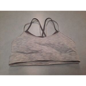 Zyia Active Luxe Strappy Sports Bra Size Medium Heathered Gray M